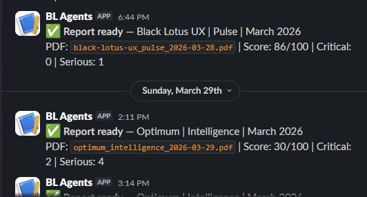 Slack — BL Agents report completion